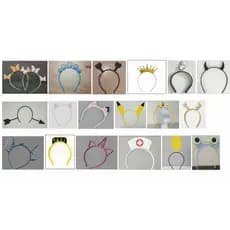 Tiara Arco Fina para Fantasia Cosplay Carnaval Festa Temática Modelos Variados Infantil e Adulto