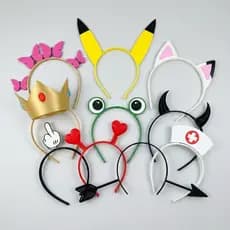 Kit de Tiaras Criativas 6/12/18 Unidades | Fantasia, Carnaval, Festa Infantil e Eventos