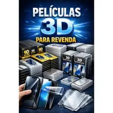 Películas de vidro 3d para Celular Atacado Revenda Combo