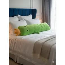 Travesseiro de Corpo Xuxao Caquito Gigante 140X50 SATIM pelúcia macio