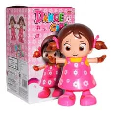 Brinquedo Criança Boneca Musical Dançante Com Luzes Som fofa presente