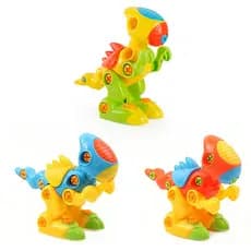 Dinossauro brinquedos  Conjunto de brinquedos de dinossauro removível de porca para educação infantil
