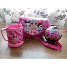 brinquedos masculinos e femininos  021NOVO KIT LOL BOLSA LOL+ BOLSA + CANECA LOL+ BOLA SURPRESA SURPRISE LOL