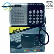 Mini Radio Digital Recarregável Portátil Fm,usb,cartão