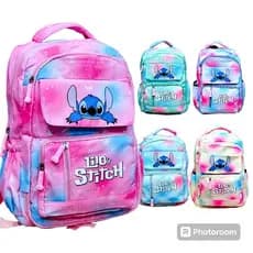 Mochila Grande Nylon Impermeável Escolar Faculdade Femenina - stitch mochila infantil stitch stitch