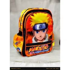 Mochila infantil escolar de costa naruto menino mochila grande
