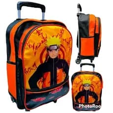 Mochila Infantil de rodinha do  Naruto menino