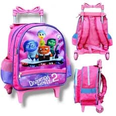 Mochila escolar de Rodinhas creche Pequena Infantil Escolar -  DIVERTIDA MENTE MENINA