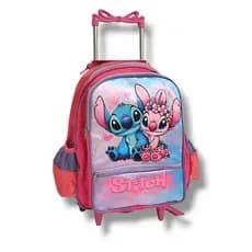 Mochila Escolar - 3 Bolsos - Rodinha - Menino - Menina