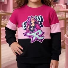 blusa manga longa menina infantil Emilly vick femenia garota dos rosas macio confortavel estilosa cor fiel ao anuncio