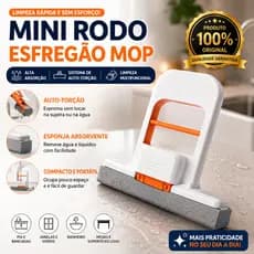 Mini Rodo Esfregão Mop de Mesa Absorvente Portátil Limpeza Multifuncional Pia Janela Esponja
