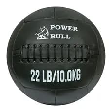 Wall Ball 10kg 22 libras Premium – Bola de Peso Couro Eco para Treino Funcional, CrossFit e Academia