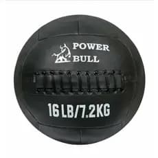 Wall Ball 7,2kg Premium – Medicine Ball de Peso em Couro Eco para Treino Funcional e Cross fit