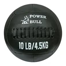 Wall Ball 4,5KG Medicine Ball de Peso em Couro Eco para Treino Funcional e Cross 10lbs