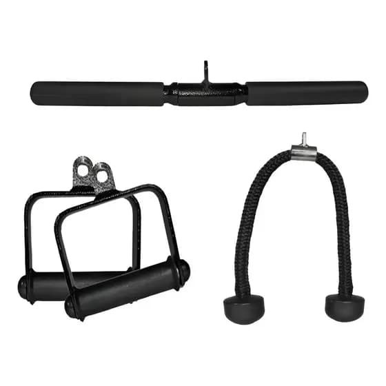 Kit Barra E Corda Tríceps Hartwit Fitness