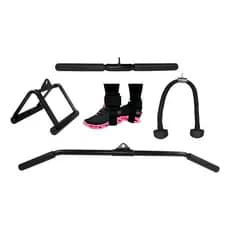 Kit Fitness Hartwit: Barra E Crossover Para Tríceps
