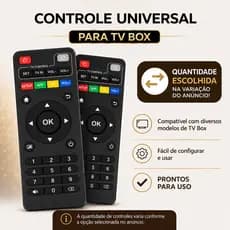 Controles Remotos Para TV Box Inteligente Completo: Prontos para uso