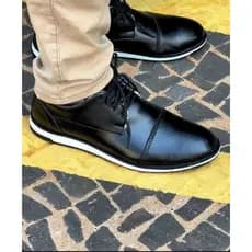 Kit Sapato Social Masculino Oxford Confortável Elegante Trabalho Dia a Dia Leve com Cinto Promoção