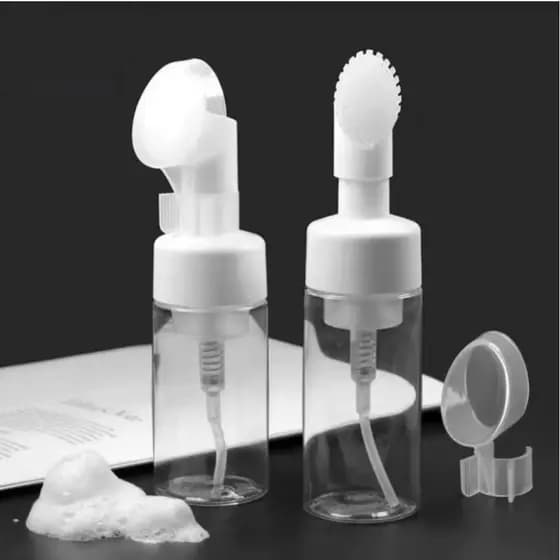Frasco Pump Espumador 100ml Com Escova De Silicone