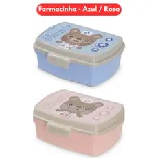 Farmacinha Infantil Azul / Rosa – Caixa Organizadora de Remédios