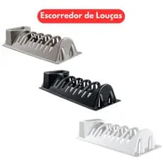 Escorredor de Louças Compacto com Porta Talheres - Cozinha Organizada