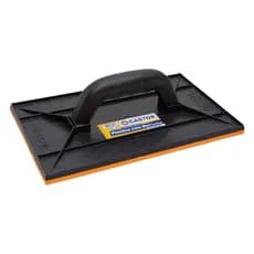 Desempenadeira plástica PVC 18x30cm com borracha - Castor