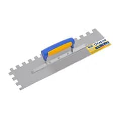 Desempenadeira de Aço Dente 12MM 10X40CM - Castor