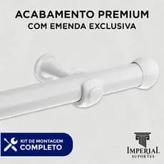 Varão P/ Cortinas 2.50 Metros 19mm  -Várias Cores