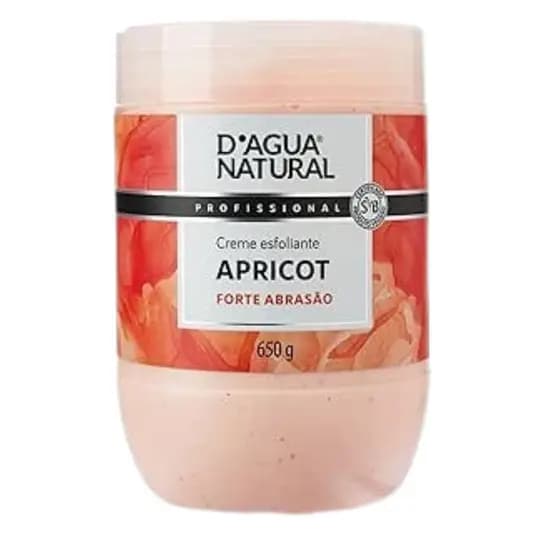 Creme Esfoliante Apricot Forte Abrasão 650g - D'água Natural