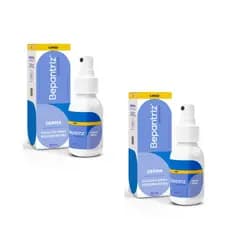 Kit 2 Solucao Spray Regeneradora Bepantriz Derma 50mL Cada Cimed Hidrata Pele e Cabelo