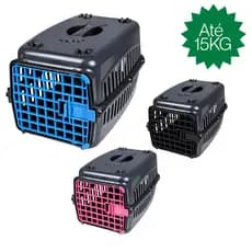 Caixa de Transporte Pet Para Caes Cachorro e Gato Pequeno Médio e Grande Reforçada