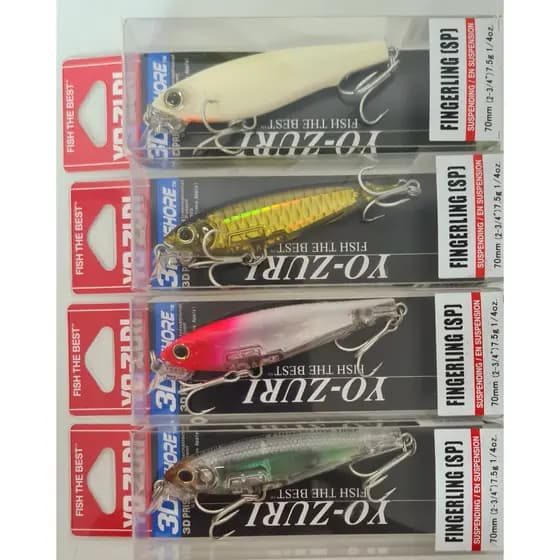 Isca Artificial Yo-zuri Fingerling Sp 70 3d Inshore 7cm 7,5g