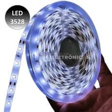 Fita Led Branco Frio Rolo 5m 300 Led Fita Dupla Face Para Luz de Fundo Letreiros 35286KFON