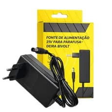 Fonte Carregador 21V para Parafusadeira Bivolt P4 1000mA – BOM5591