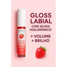 gloss labial com hialurônico  aumenta volume e brilho