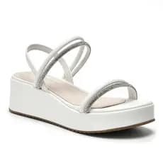 SANDALIA VIA MARTE REF PLATAFORMA 167-008 FEMININO