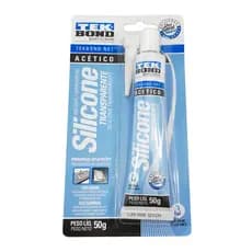 Silicone 50g Selante Acético Transparente Alta Aderência Tekbond