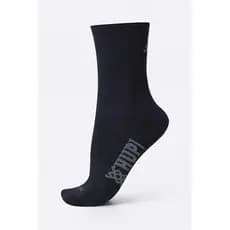 Meia HUPI Casual Cano Longo Algodão Preto