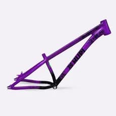 Quadro Bike HUPI Strip Gancheira Horizontal Aro 26 Roxo e Preto