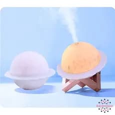 Luminária E umidificador planeta USB 3D com Led 250ml Umidificador Lua Saturno Planeta casa-KF8802