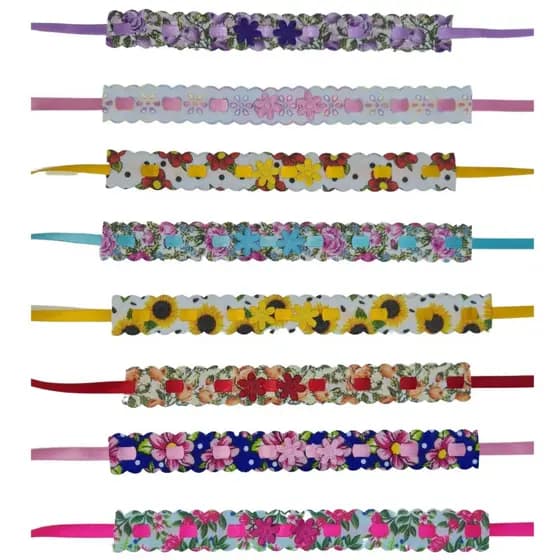 Gargantilha FLORAL OTosador - pcte com 10 unidades