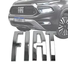Emblema Dianteiro Grade Fiat Toro 2022 - 2025 Cromado Original Mopar
