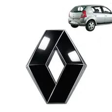 Emblema Traseiro Cromado Renault Sandero / Logan / Duster / Fluence - 08/18