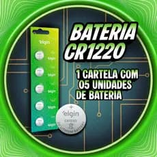 Elgin CR1220  3V 1 Cartela com 5 Unidades