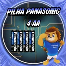 Panasonic 4, 8,12,16 ou 20AA ou  AAA pequenas ou Palito Escolha a sua Quantidade