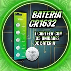 Elgin CR1632 3V 1 Cartela com 5 Unidades
