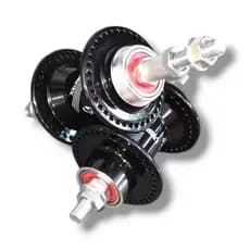 Cubo 72 Furos Viper com Rolamento e Eixo 9mm com Porcas