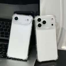 Capa Capinha Fechar câmera Anti impacto Para  iPhone 17 / 17 air / 17 pro / 17 pro max TPU Transparente