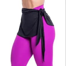 Tapa Bumbum Fitness Preto Roupa de Academia