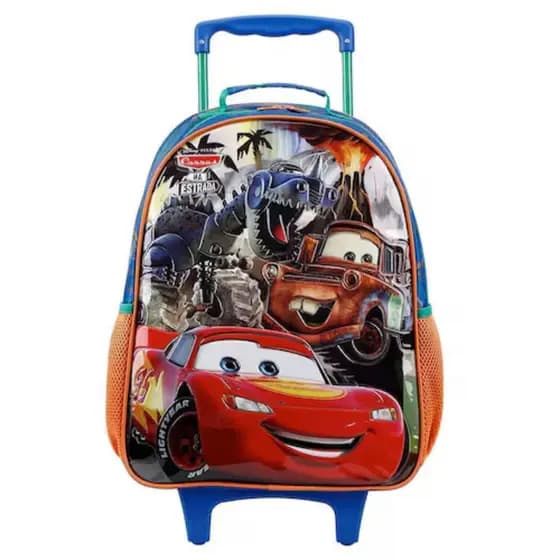 Mochila Rodinha Infantil Escolar Carros Mc Queen Filme Xeryus 11640